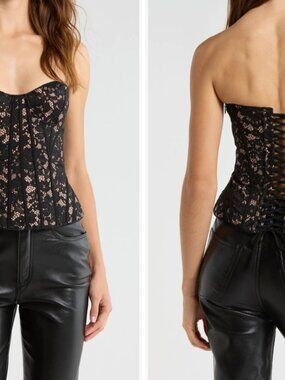 HOUSE OF CB Solaine Lace Corset Top